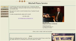 Desktop Screenshot of mitchellpianoservice.com